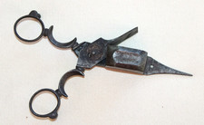 Antique Footed Metal Candle