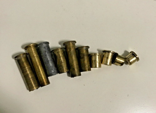 Brass steel golf shaft - brass,