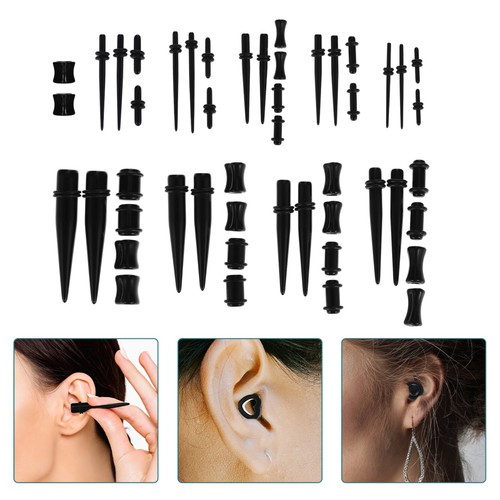 48pcs gauges kit ear - kit,