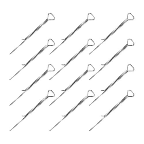 12pcs silver carbon - silver, steel